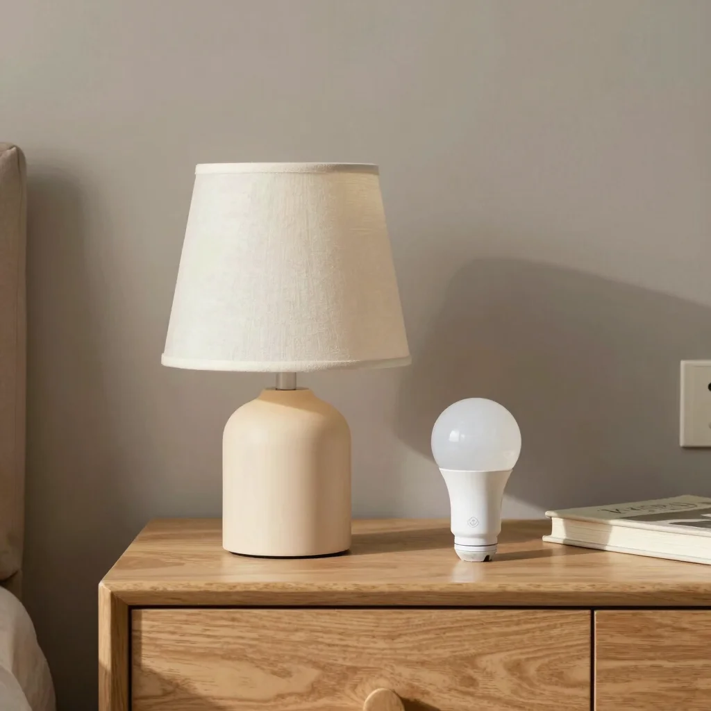 Smart Bulb or Plug-In Lamp for Bedside Light